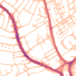 Daytime road noise heatmap for SM5 2SL