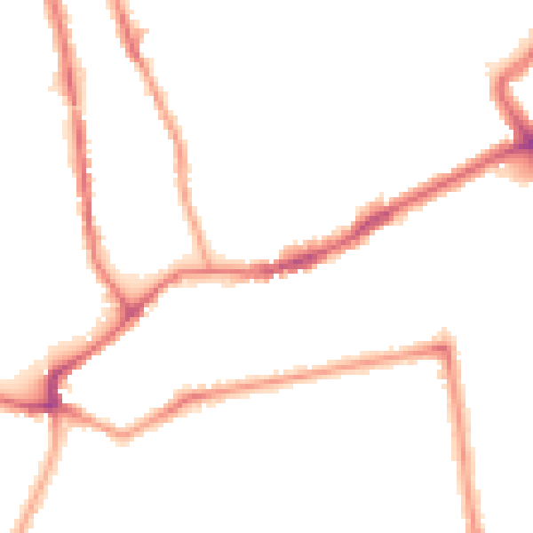 Night-time road noise heatmap for SM5 3AP