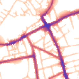 Daytime road noise heatmap for SM5 3EF