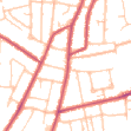 Daytime road noise heatmap for SM5 3LB