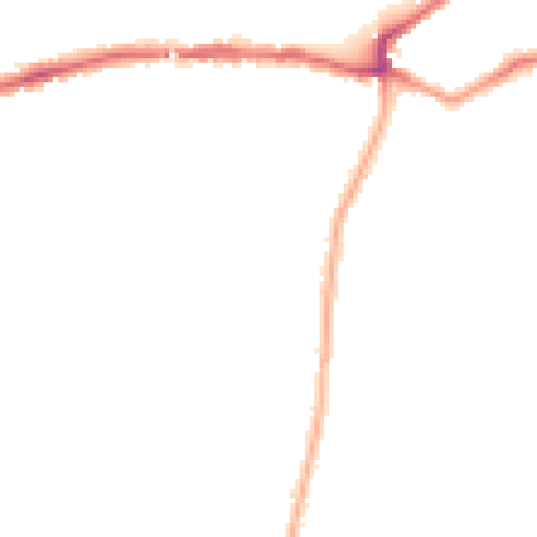 Night-time road noise heatmap for SM5 3NS