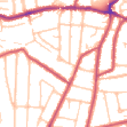 Daytime road noise heatmap for SM5 3QH