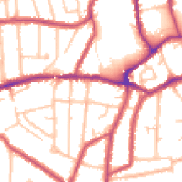 Daytime road noise heatmap for SM5 3QP