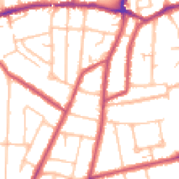 Daytime road noise heatmap for SM5 3RA
