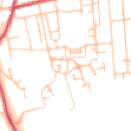Daytime road noise heatmap for SM5 4BD