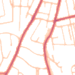 Daytime road noise heatmap for SM5 4JX