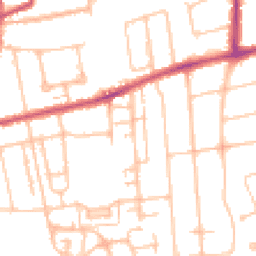 Daytime road noise heatmap for SM5 4LE