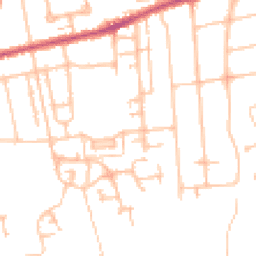 Daytime road noise heatmap for SM5 4LU