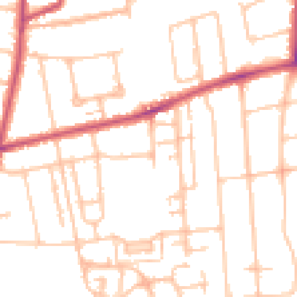 Daytime road noise heatmap for SM5 4NG