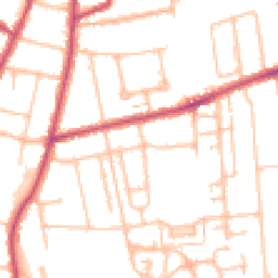 Daytime road noise heatmap for SM5 4NL