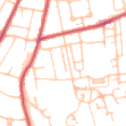 Daytime road noise heatmap for SM5 4NY
