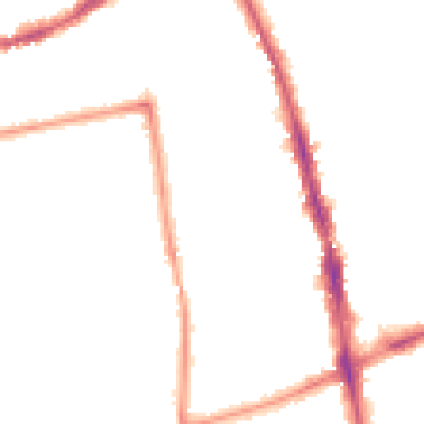 Night-time road noise heatmap for SM6 0AZ
