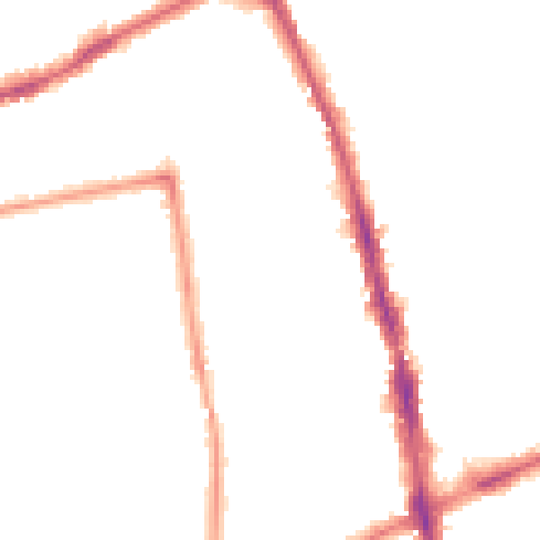 Night-time road noise heatmap for SM6 0BD