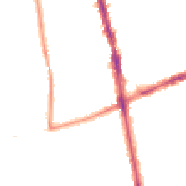 Night-time road noise heatmap for SM6 0BL