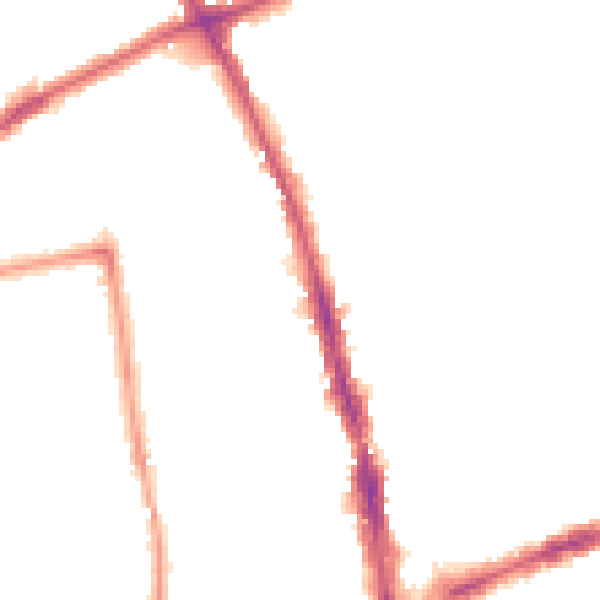 Night-time road noise heatmap for SM6 0BQ