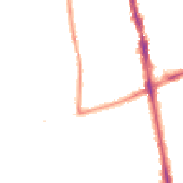Night-time road noise heatmap for SM6 0EJ