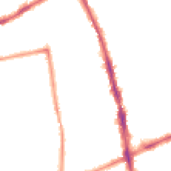 Night-time road noise heatmap for SM6 0EP