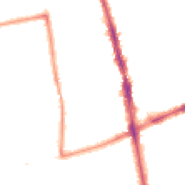 Night-time road noise heatmap for SM6 0HP