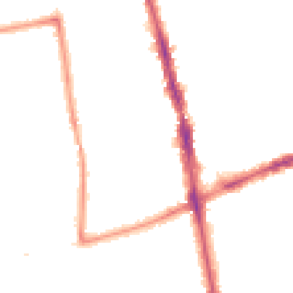 Night-time road noise heatmap for SM6 0HS