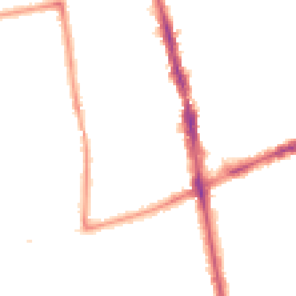 Night-time road noise heatmap for SM6 0JD