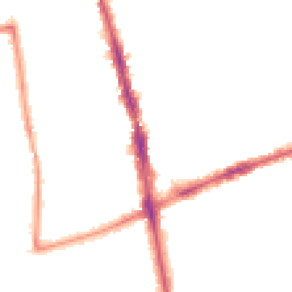 Night-time road noise heatmap for SM6 0LH