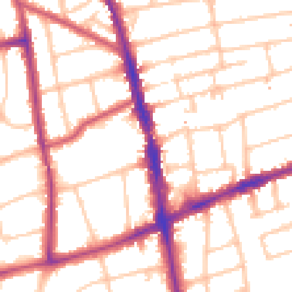 Daytime road noise heatmap for SM6 0NN