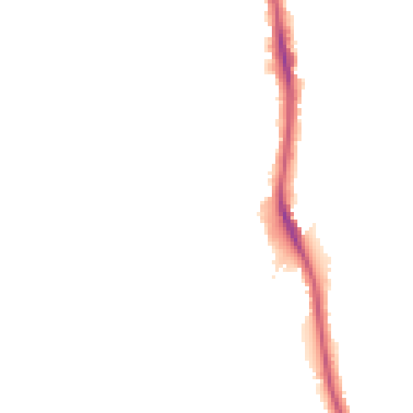 Night-time road noise heatmap for SM6 0RD