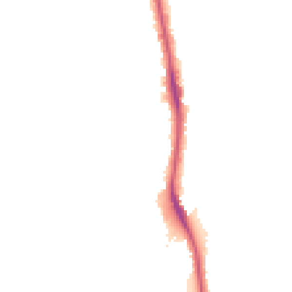Night-time road noise heatmap for SM6 0RT