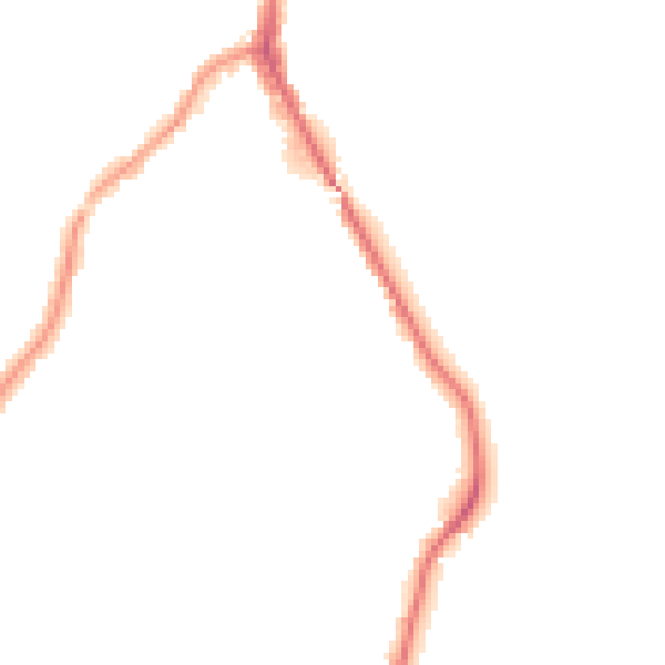 Night-time road noise heatmap for SM6 7ER