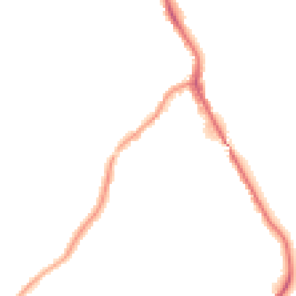 Night-time road noise heatmap for SM6 7FA