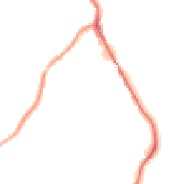 Night-time road noise heatmap for SM6 7FY