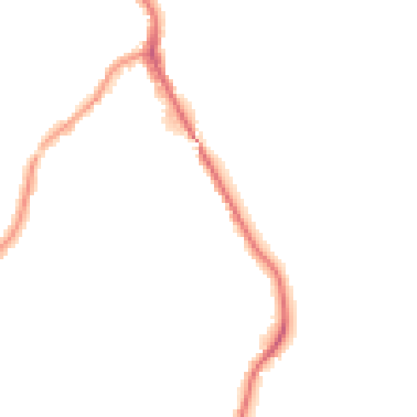 Night-time road noise heatmap for SM6 7GH