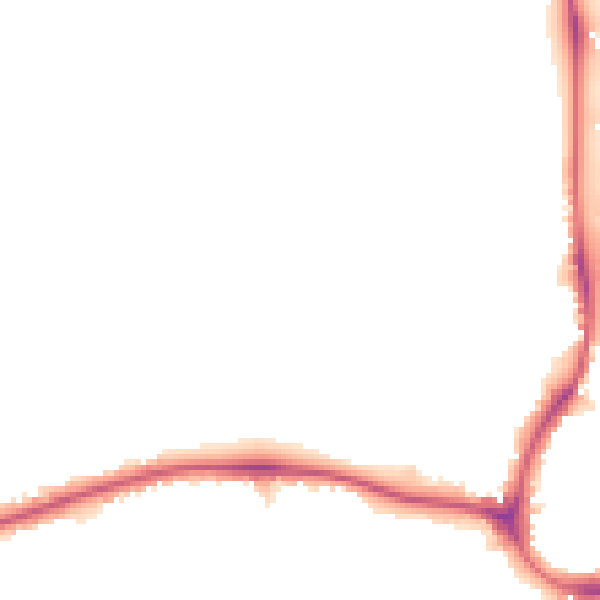 Night-time road noise heatmap for SM6 7NJ