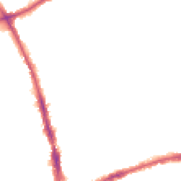 Night-time road noise heatmap for SM6 8AG