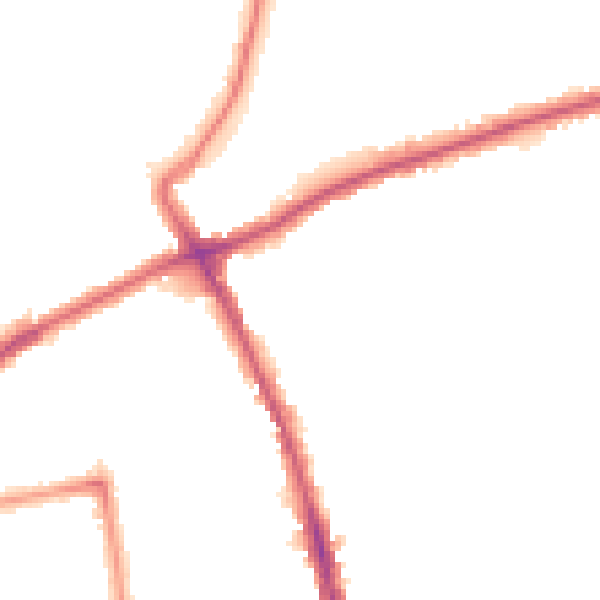 Night-time road noise heatmap for SM6 8AT