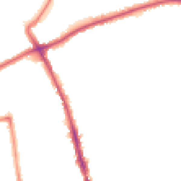 Night-time road noise heatmap for SM6 8BJ