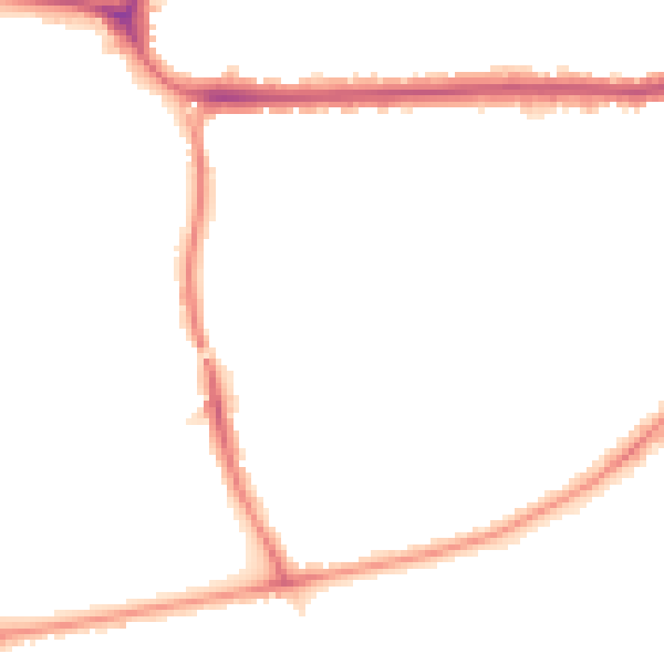 Night-time road noise heatmap for SM6 8NZ