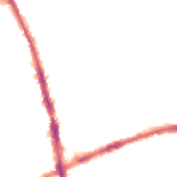 Night-time road noise heatmap for SM6 8SH