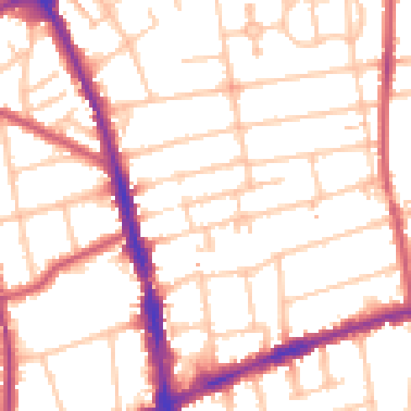 Daytime road noise heatmap for SM6 8TB