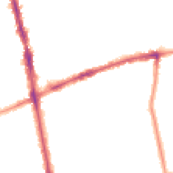 Night-time road noise heatmap for SM6 9AX