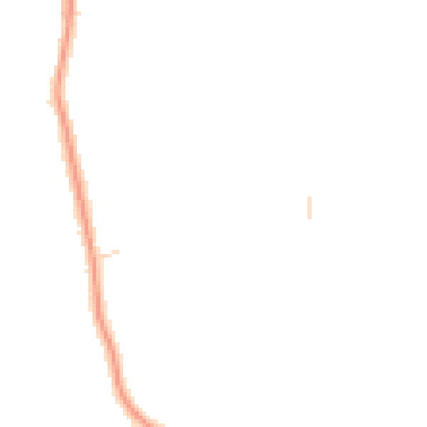 Night-time road noise heatmap for SM6 9ER