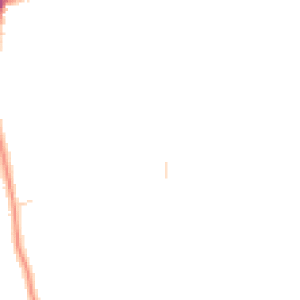 Night-time road noise heatmap for SM6 9HL