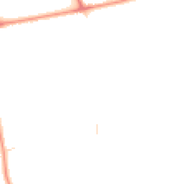 Night-time road noise heatmap for SM6 9JS