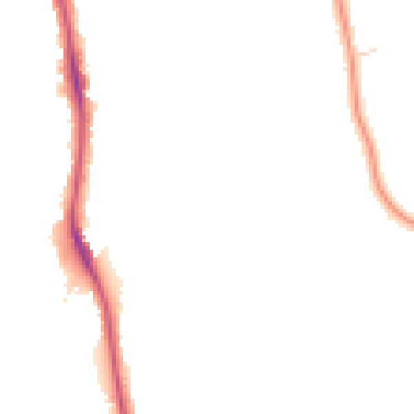 Night-time road noise heatmap for SM6 9LU
