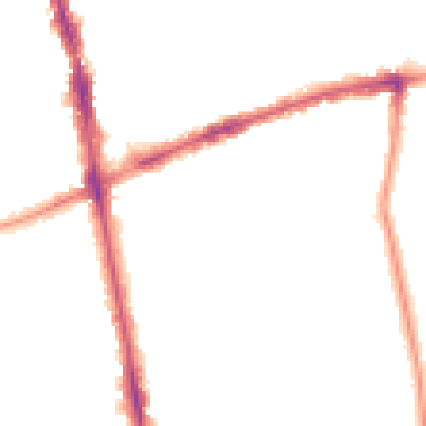 Night-time road noise heatmap for SM6 9PJ