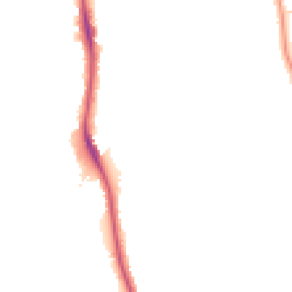 Night-time road noise heatmap for SM6 9PQ