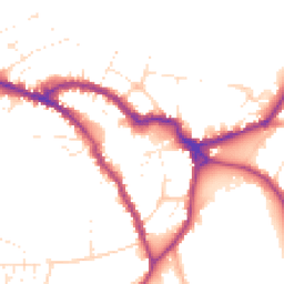 Daytime road noise heatmap for SN10 1AG