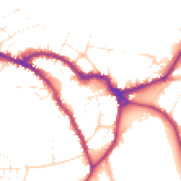 Daytime road noise heatmap for SN10 1AH