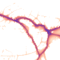 Daytime road noise heatmap for SN10 1AR