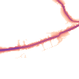 Daytime road noise heatmap for SN10 1BF